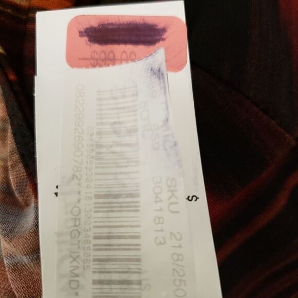 Alex Marie midi dress fall colors size small NWT - Picture 6 of 7